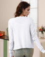 TINYA Women's Long Sleeve Crochet Knit Cardigan - Boho Chic Open Front Sweater with Intricate Patterns, Soft Breathable Outerwear for Spring/Fall, S-XXL
