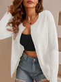 Women's Lightweight Button Down Cardigan Long Sleeve Casual Crew Neck Soft Knit Cardigans Sweater Tops