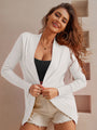 TINYA Women's Open Front Casual Long Sleeve Knit Cardigan, Classic Sweater with Pockets