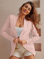 TINYA Women's Open Front Casual Long Sleeve Knit Cardigan, Classic Sweater with Pockets