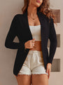 TINYA Women's Open Front Casual Long Sleeve Knit Cardigan, Classic Sweater with Pockets
