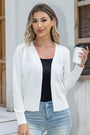 Women's V-Neck Long Sleeve Buttoned Knit Top